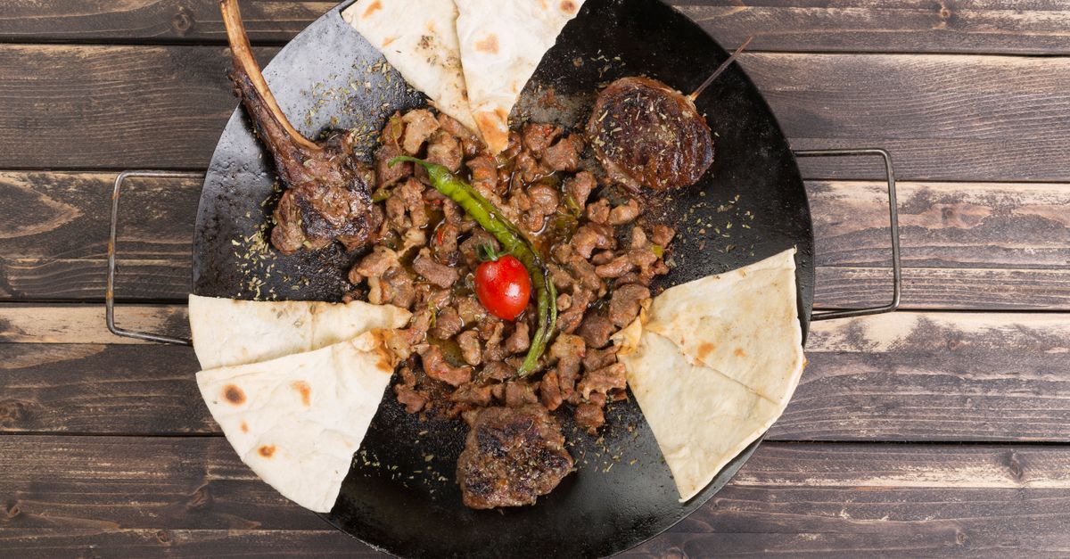 Freshly prepared meal with Mediterranean flavors and professional plating
